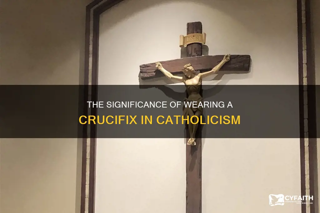 when do catholics wear a crucifix