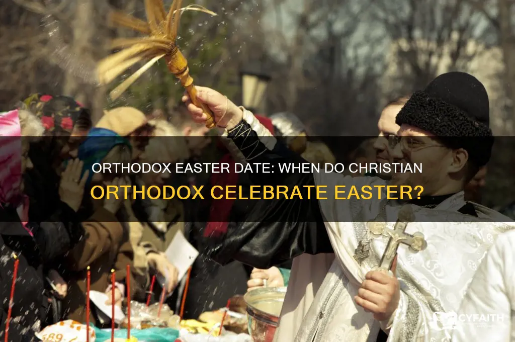 when do christian orthodox celebrate easter