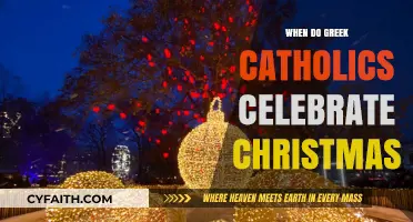 Greek Catholics: Christmas Celebration Date