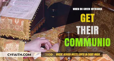 When Do Greek Orthodox Receive Holy Communion: A Detailed Guide