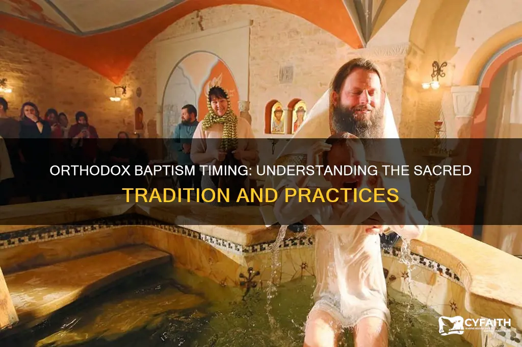 when do orthodox baptize