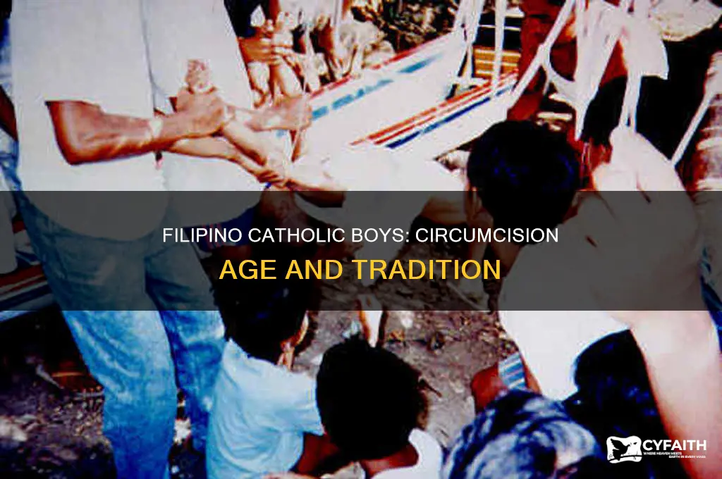 when do philipino catholics get circumcised