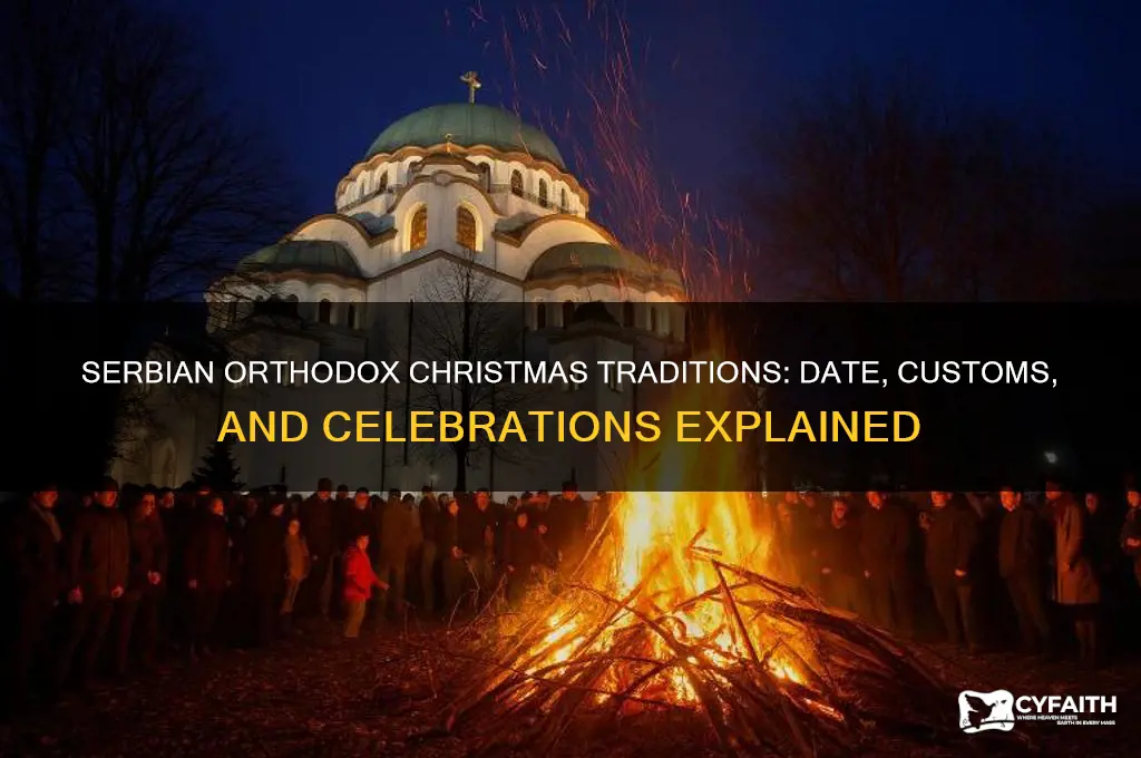 when do serbian orthodox celebrate christmas