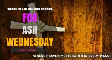 When Catholics Burn Palm Fronds for Ash Wednesday Ashes