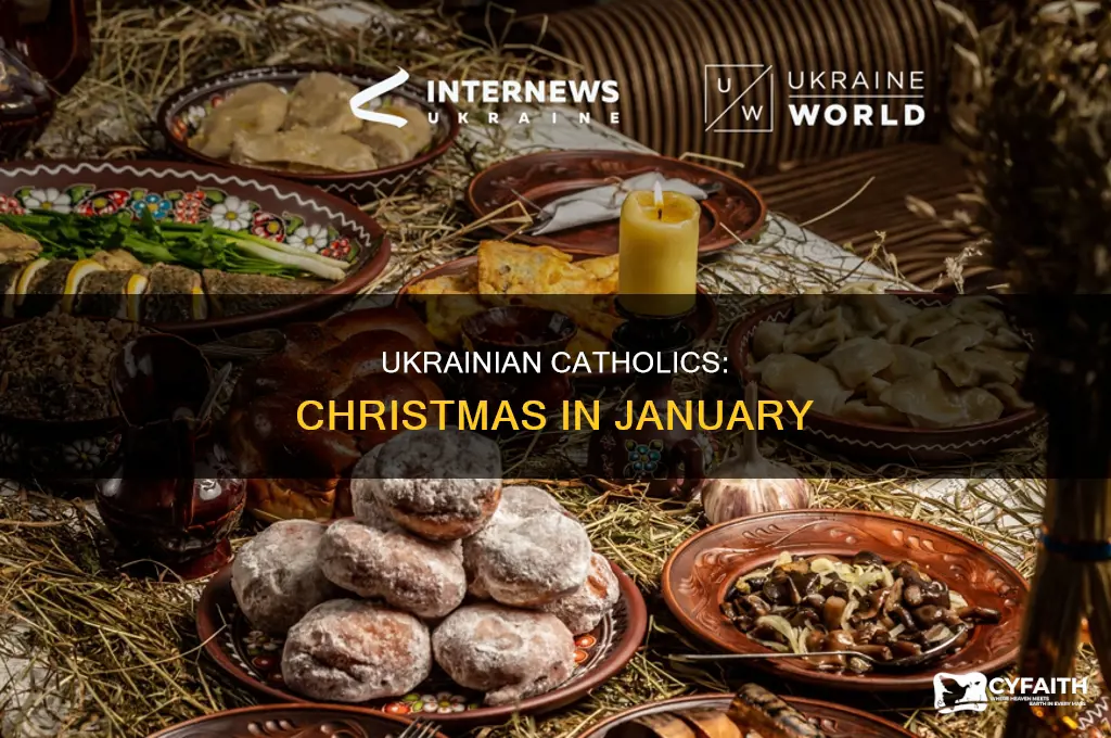when do ukrainian catholics celebrate christmas