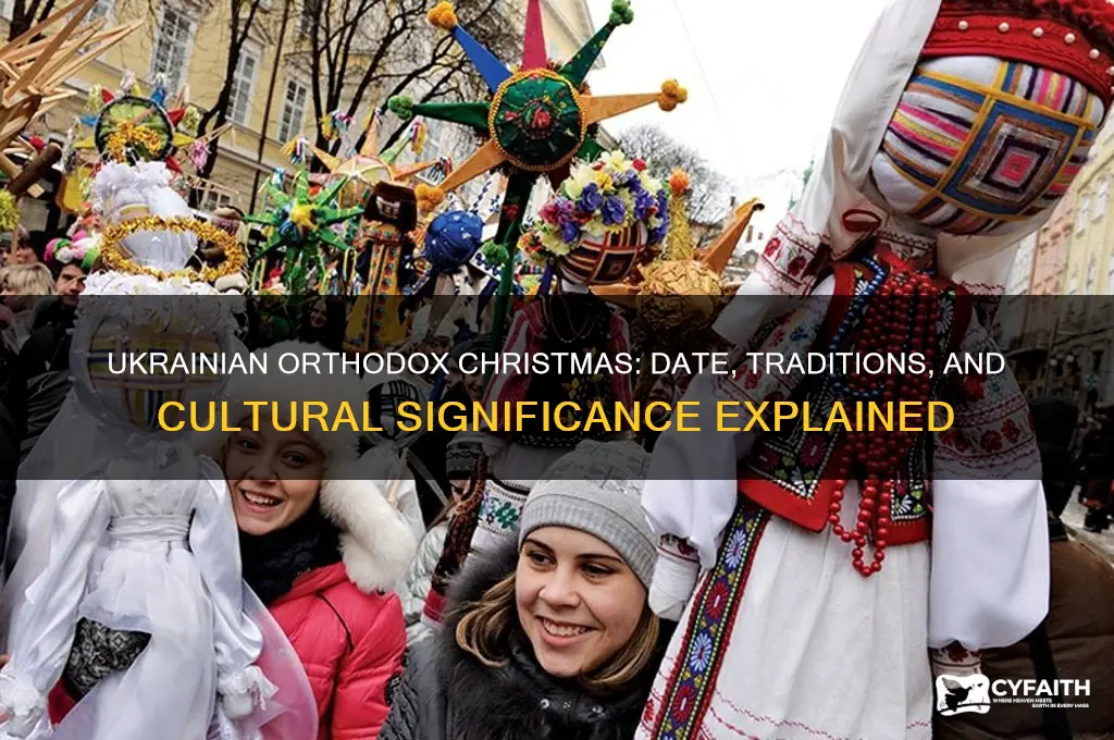 when do ukrainian orthodox celebrate christmas