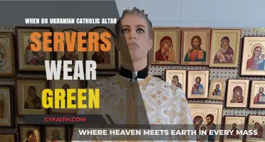 Exploring Ukrainian Catholic Altar Servers' Green Vestments