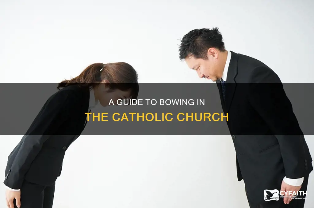 when do you bow in catholic churc