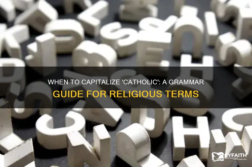 when do you capitaize catholic