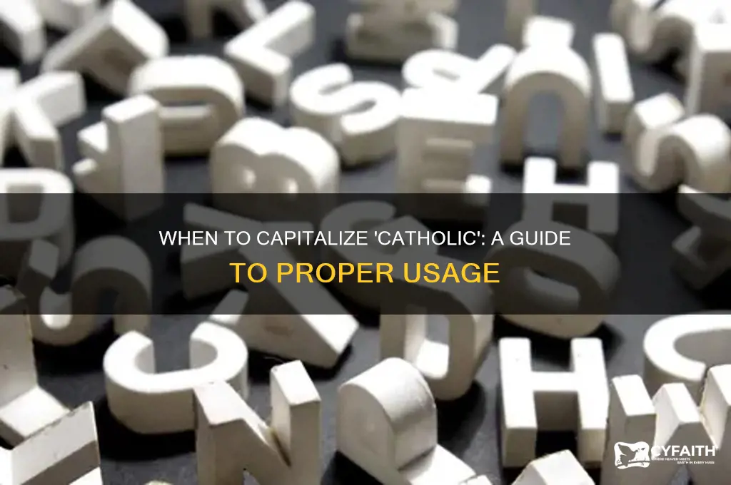 when do you capitalize catholic