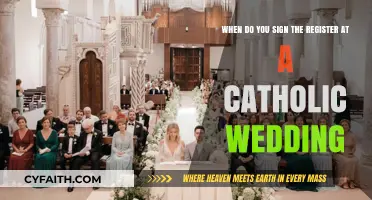 Catholic Wedding Tradition: When to Sign the Marriage Register