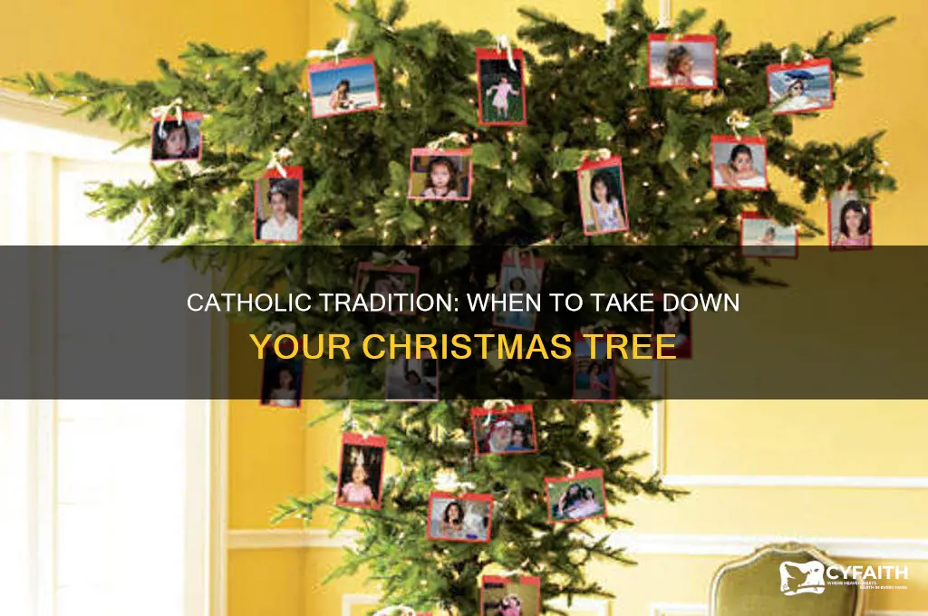 when do you take down a christmas tree catholic