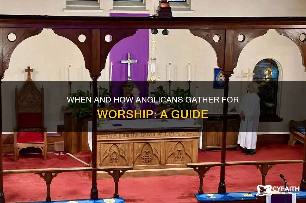 when does anglican worship take place