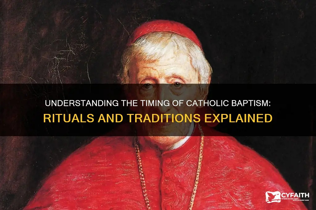 when does catholic baptism take place