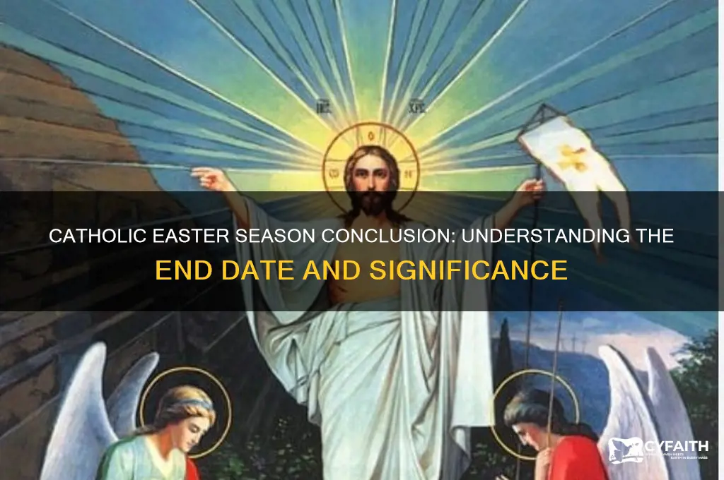 when does catholic easter season end