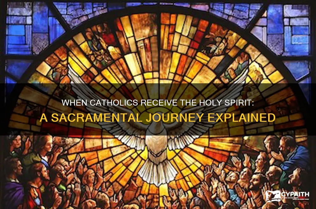 when does catholic have to receive the holy spirit