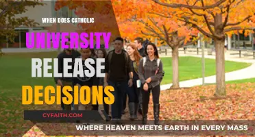 Catholic University Admission Decisions Release Date: What to Expect