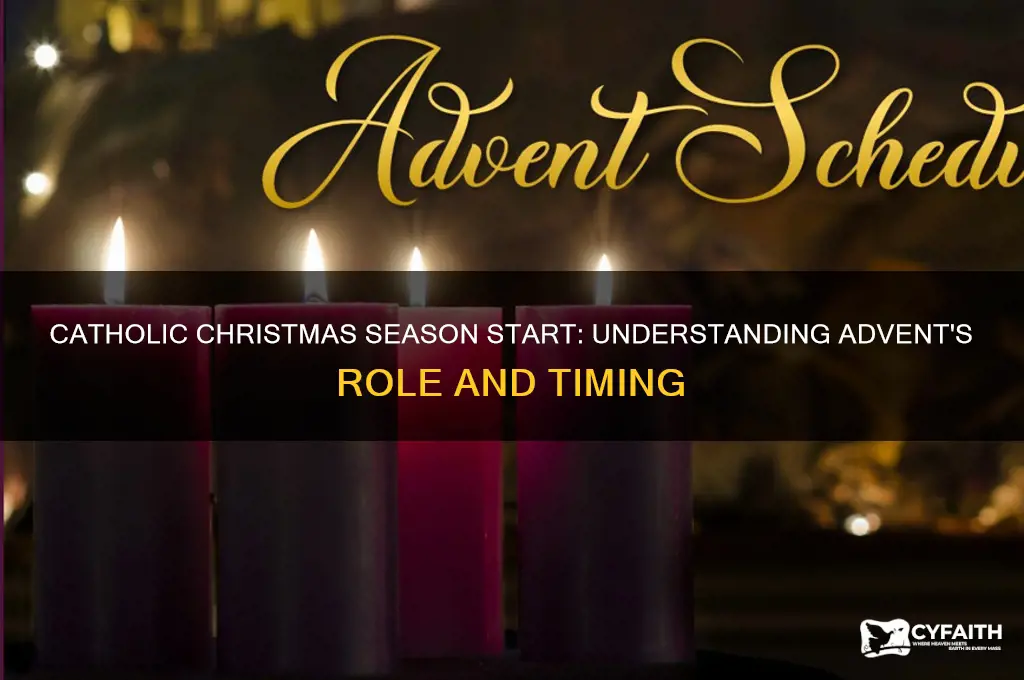 when does christmas season start catholic