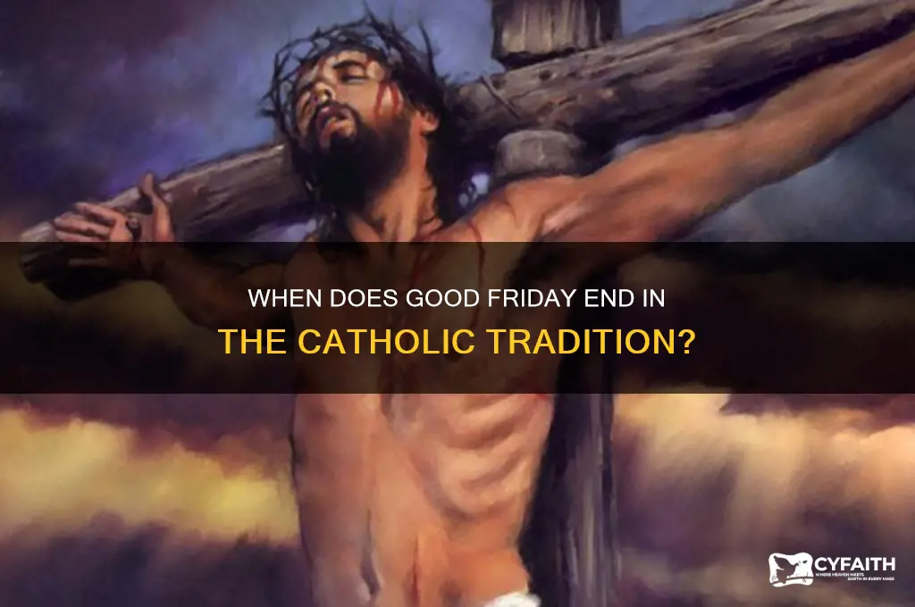 when does good friday end catholic