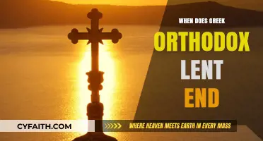 When Does Greek Orthodox Lent End: A Guide to Easter