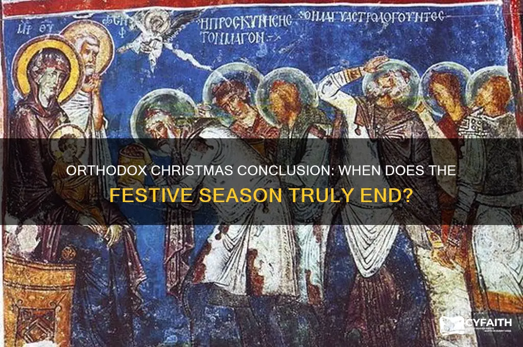 when does orthodox christmas end