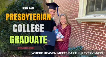 Presbyterian College Graduation Dates: When Do Students Graduate?