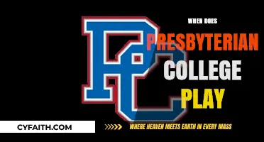 Presbyterian College Football Schedule: Key Dates and Matchups to Watch