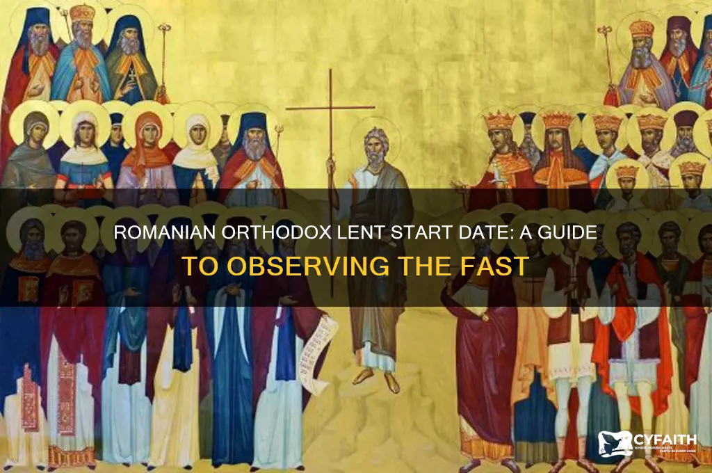 when does romanian orthodox lent start