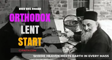 Russian Orthodox Lent Start Date: A Guide to Observing the Fast