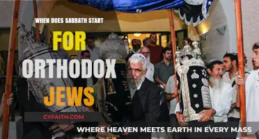 Orthodox Jewish Sabbath: Understanding the Start Time and Traditions