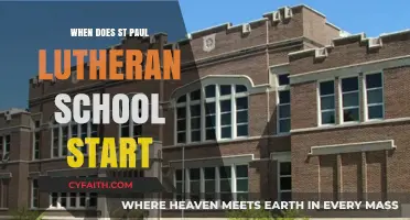 Exploring the Academic Calendar: St. Paul Lutheran School Start Date