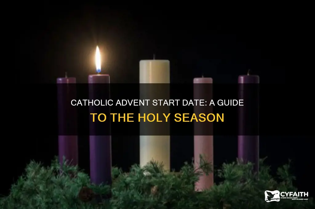 when does the catholic advent start