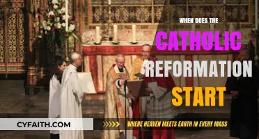 The Catholic Reformation's Dawn: Tracing Its Historical Beginnings