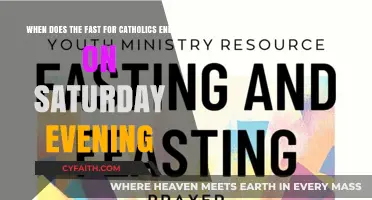 Catholic Fasting Rules: When Saturday Evening Marks the End