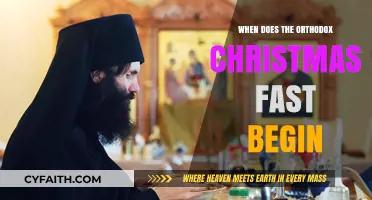 Orthodox Christmas Fast Start Date: A Guide to the Nativity Fast