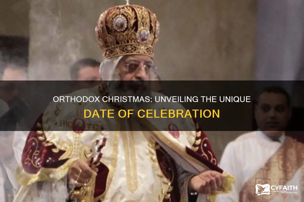 when does the orthodox community celebrate christmas