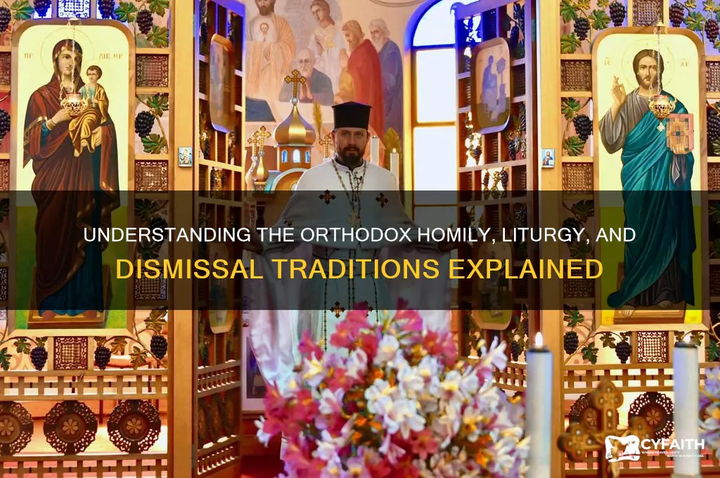 when homily liturgy orthodox dismissal