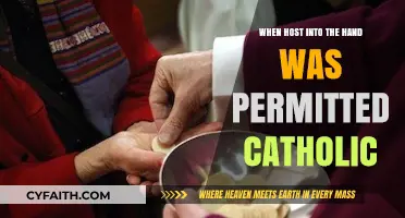 When Was Receiving Communion in the Hand Allowed in Catholicism?