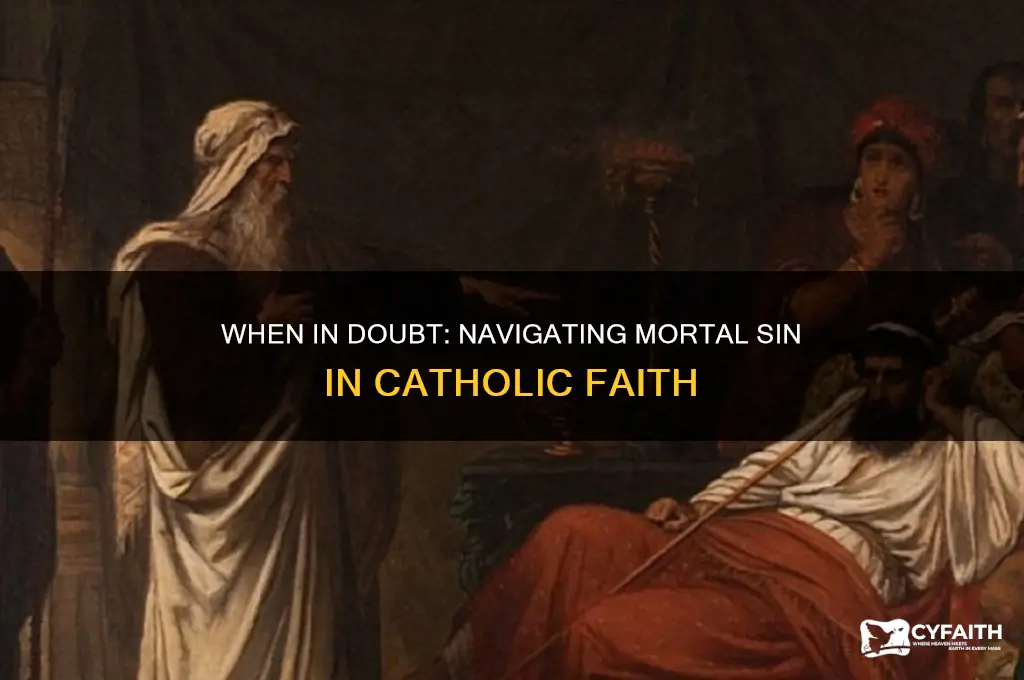 when in doubt mortal sin catholic