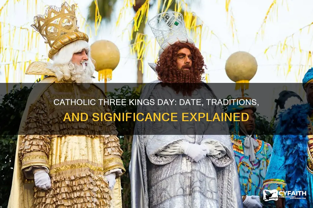 when is 3 kings day catholic