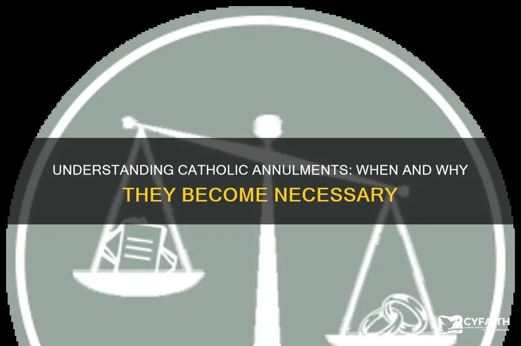 when is a catholic annulment necesary