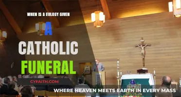 When is a Eulogy Given at a Catholic Funeral?