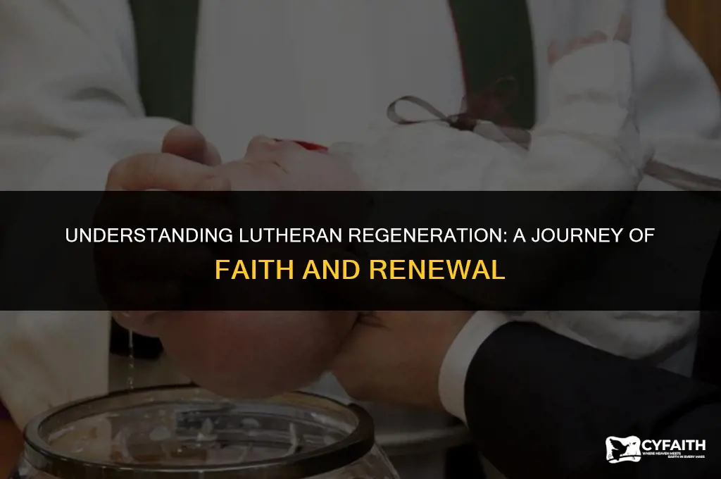 when is a lutheran regenerated