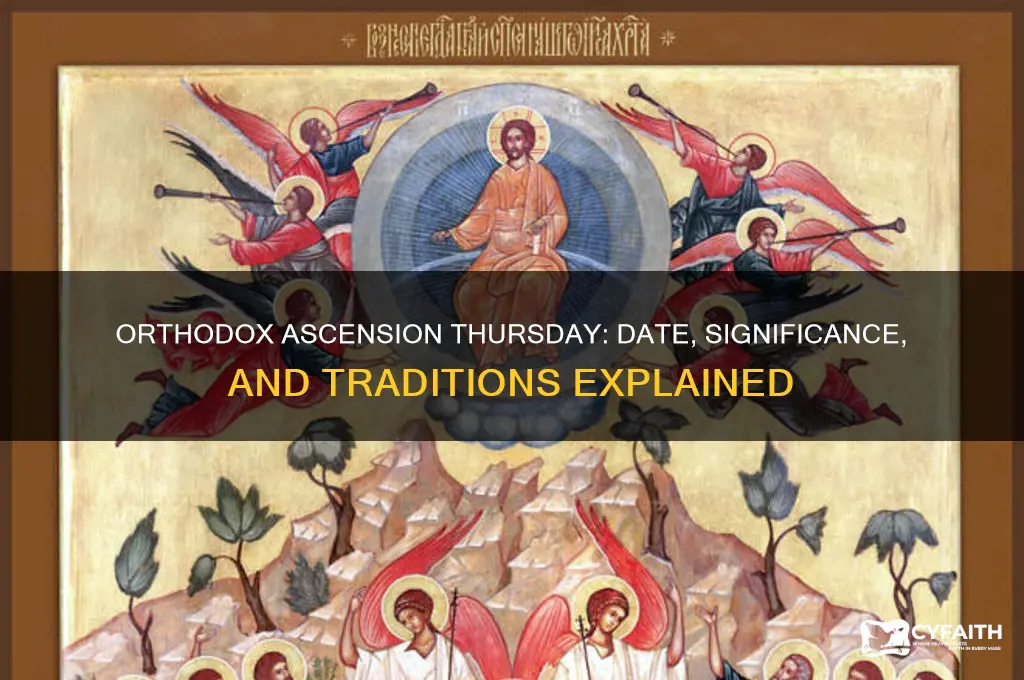 when is ascension thursday orthodox