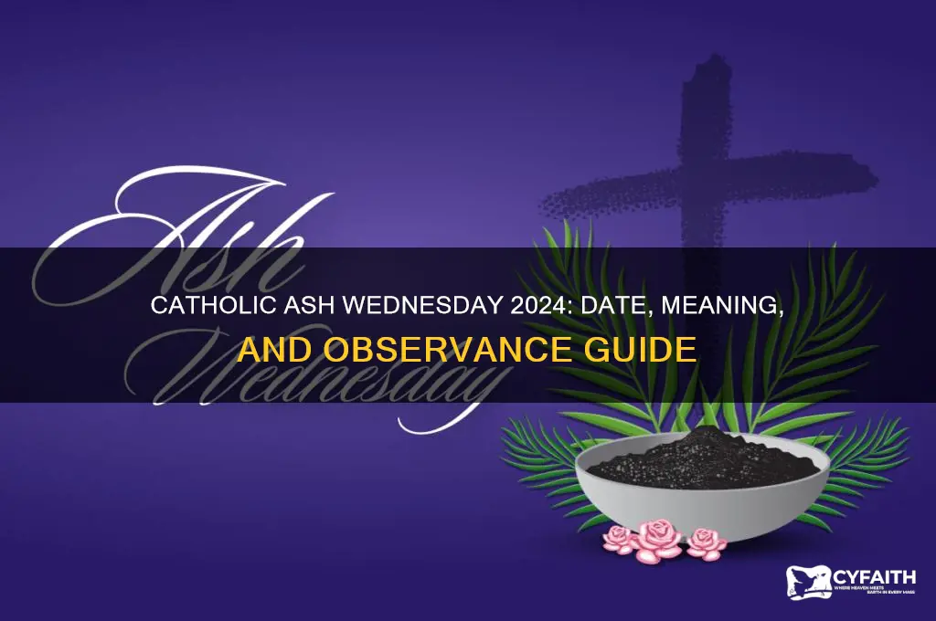 when is catholic ash wednesday