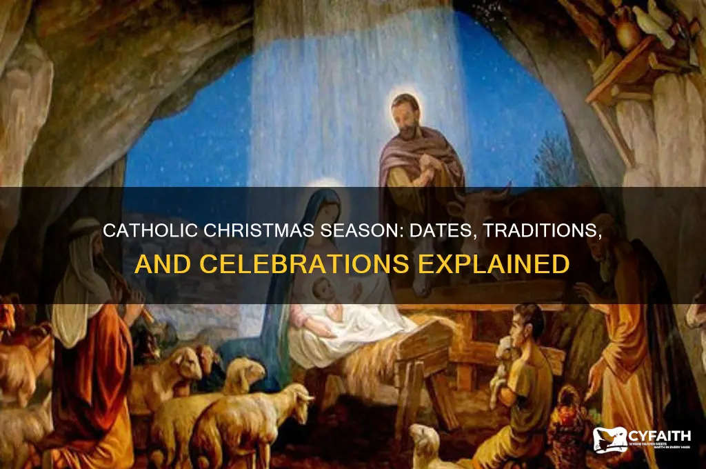 when is catholic christmas season