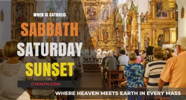 Catholic Sabbath Observance: Understanding Saturday Sunset Traditions and Timing