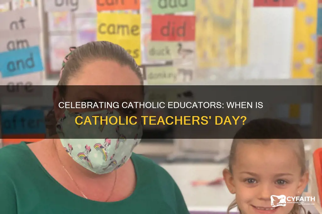 when is catholic teachers day