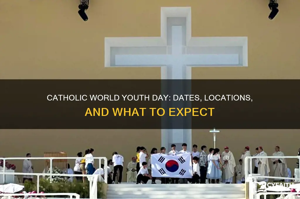 when is catholic world youth day