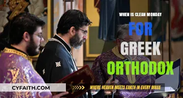 When Is Clean Monday for Greek Orthodox Christians?